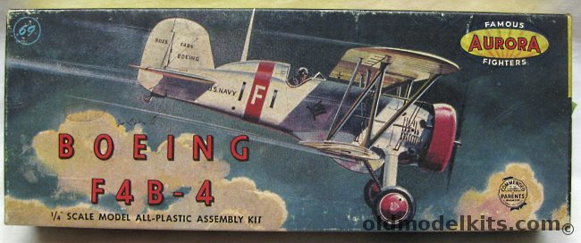 Aurora 1/48 Boeing F4B-4 - (F4B4), 122-69 plastic model kit